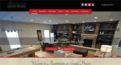 Desktop Screenshot of apartmentsatgrandprairie.com